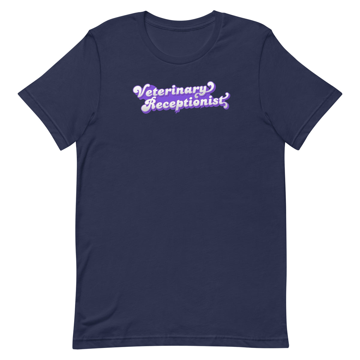 Veterinary Receptionist Unisex T-shirt-I love Veterinary