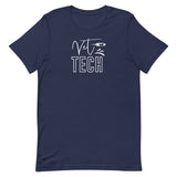 Vet Tech Needle Unisex T-shirt-I love Veterinary