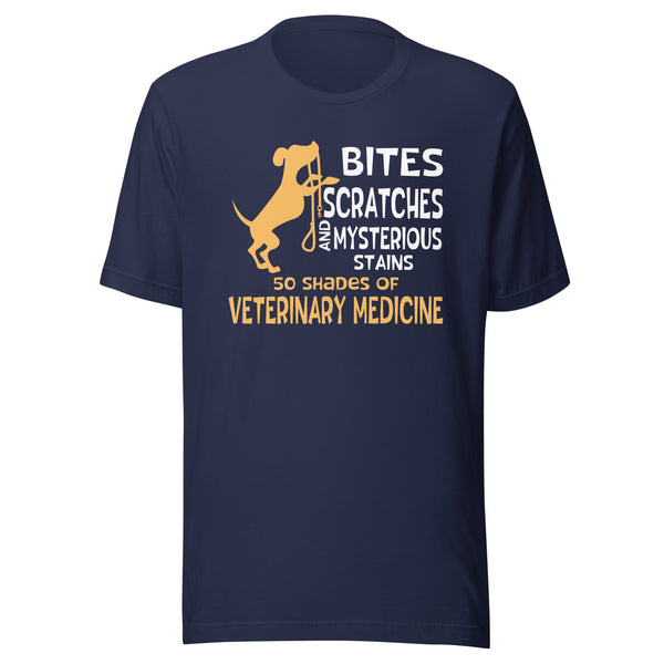 50 Shades of Veterinary Medicine Unisex t-shirt