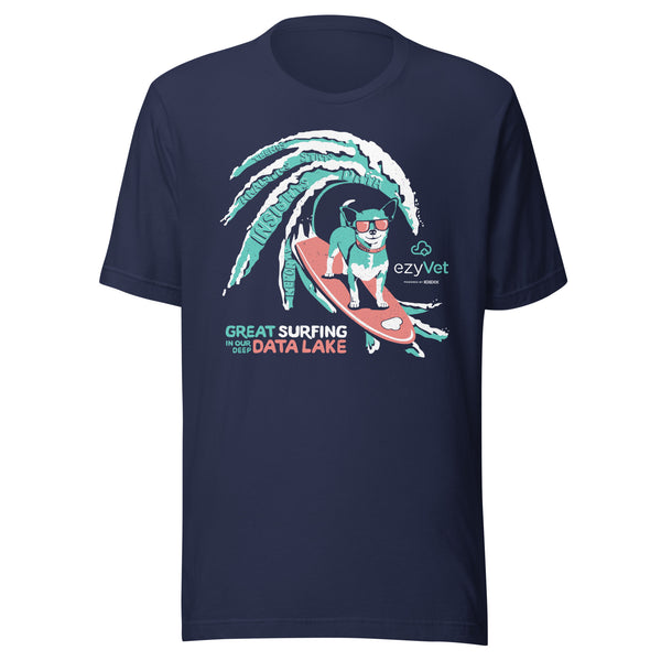 ezyVet Surf Dog Unisex T-shirt