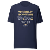 Vet Tech - Making a Difference  Unisex T-shirt