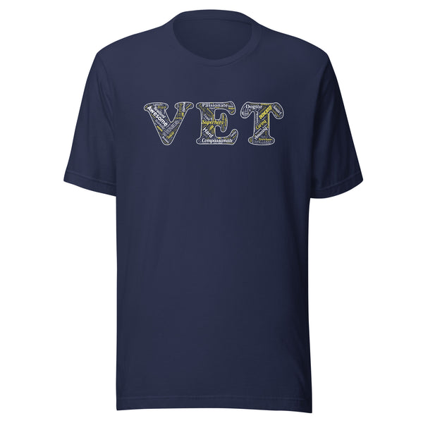 Vet Typography Unisex T-Shirt