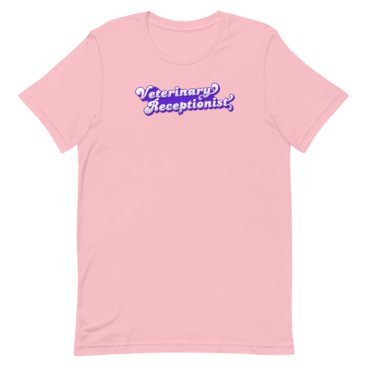 Veterinary Receptionist Unisex T-shirt-I love Veterinary