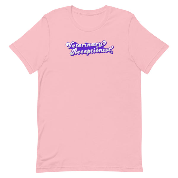 Veterinary Receptionist Unisex T-shirt-I love Veterinary