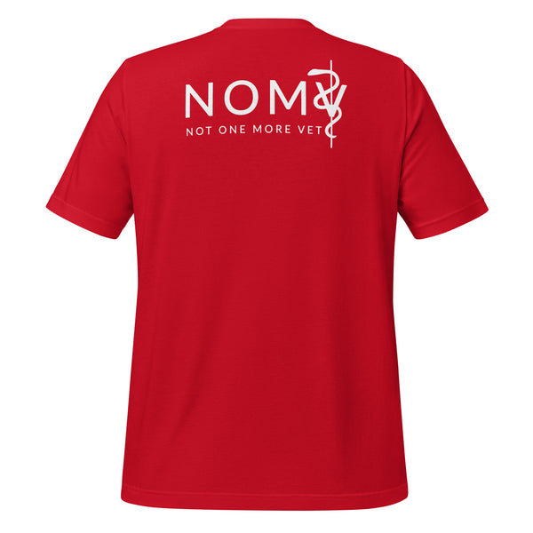 NOMV Cat Pulse Unisex T-Shirt-I love Veterinary