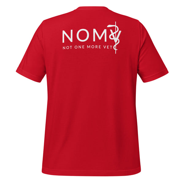 NOMV I remembered your dog's name Unisex T-Shirt-I love Veterinary