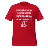 Exhausted Vet Tech Unisex T-shirt-I love Veterinary