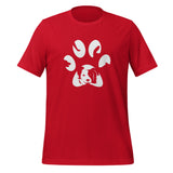 Dog Pawprint Unisex T-shirt-I love Veterinary