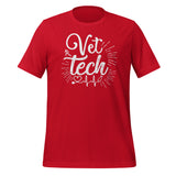 Vet Tech Stethoscope Pulse Unisex T-shirt-I love Veterinary