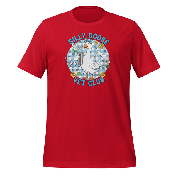 Silly Goose Vet Club Unisex T-shirt-I love Veterinary