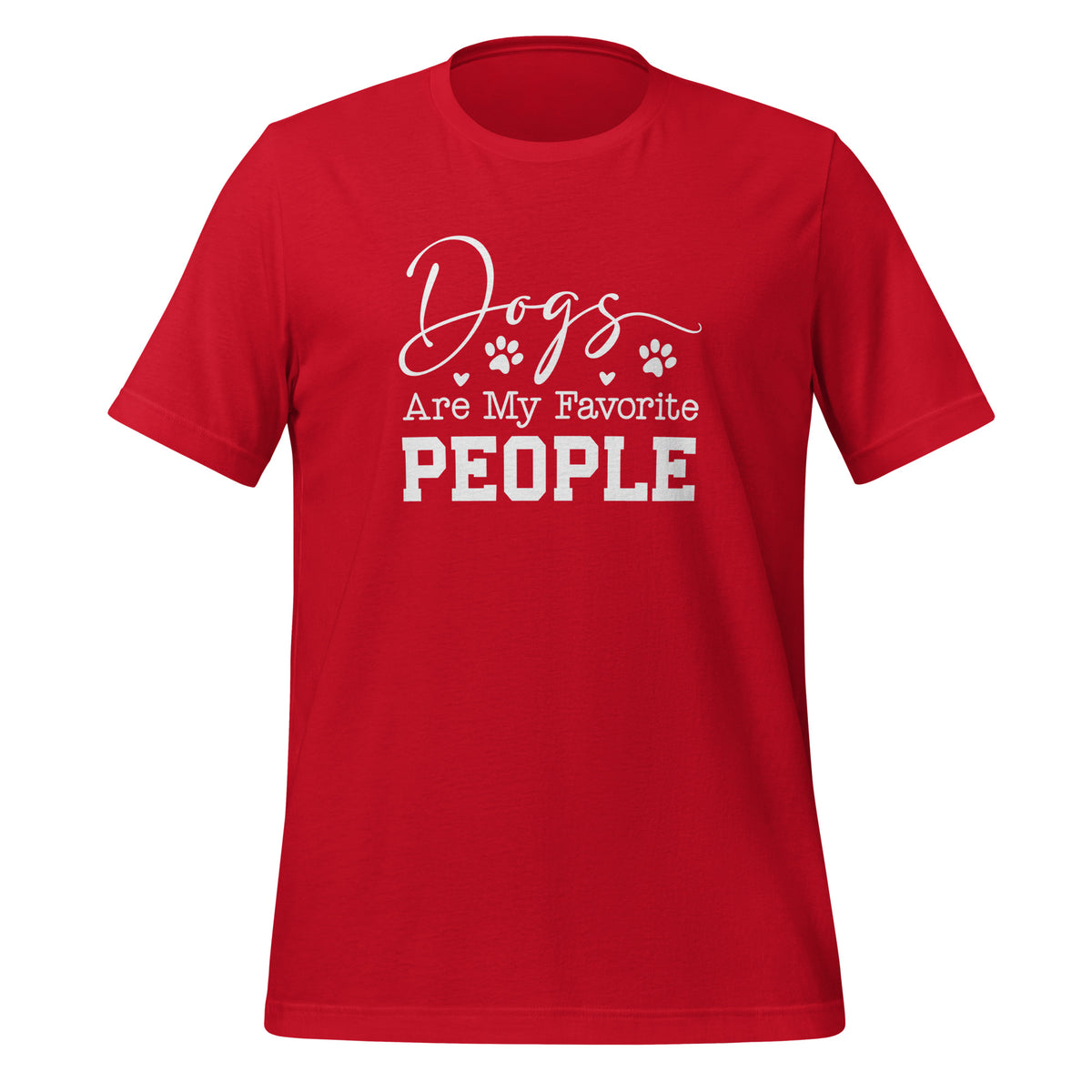 Dogs Are My Favorite People Unisex T-shirt-I love Veterinary