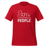 Dogs Are My Favorite People Unisex T-shirt-I love Veterinary