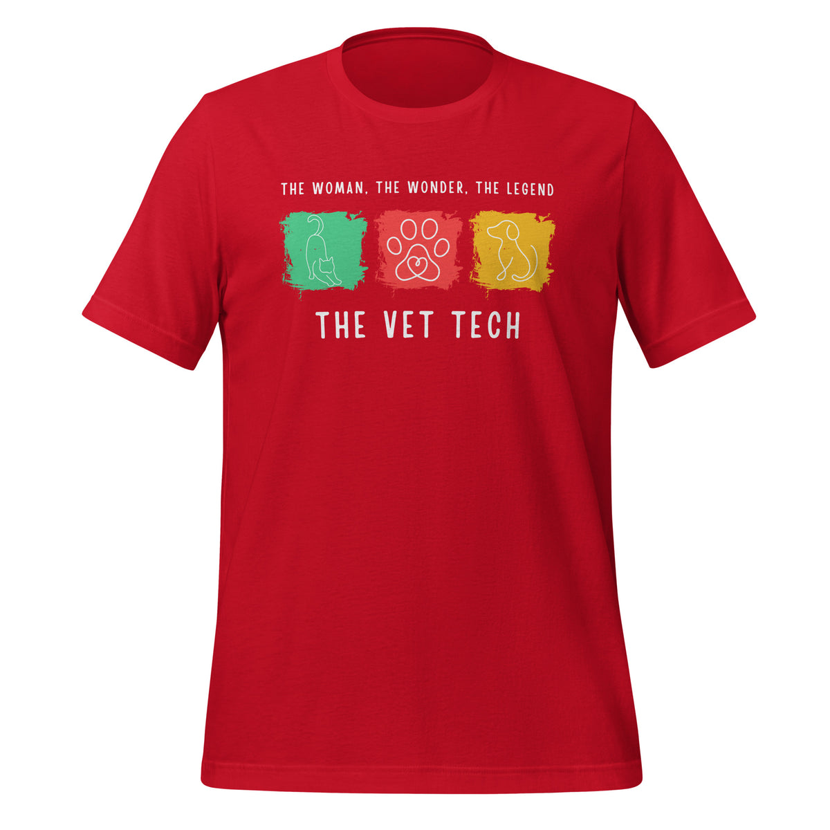 The woman, the wonder, the legend - the Vet Tech Unisex T-shirt-I love Veterinary