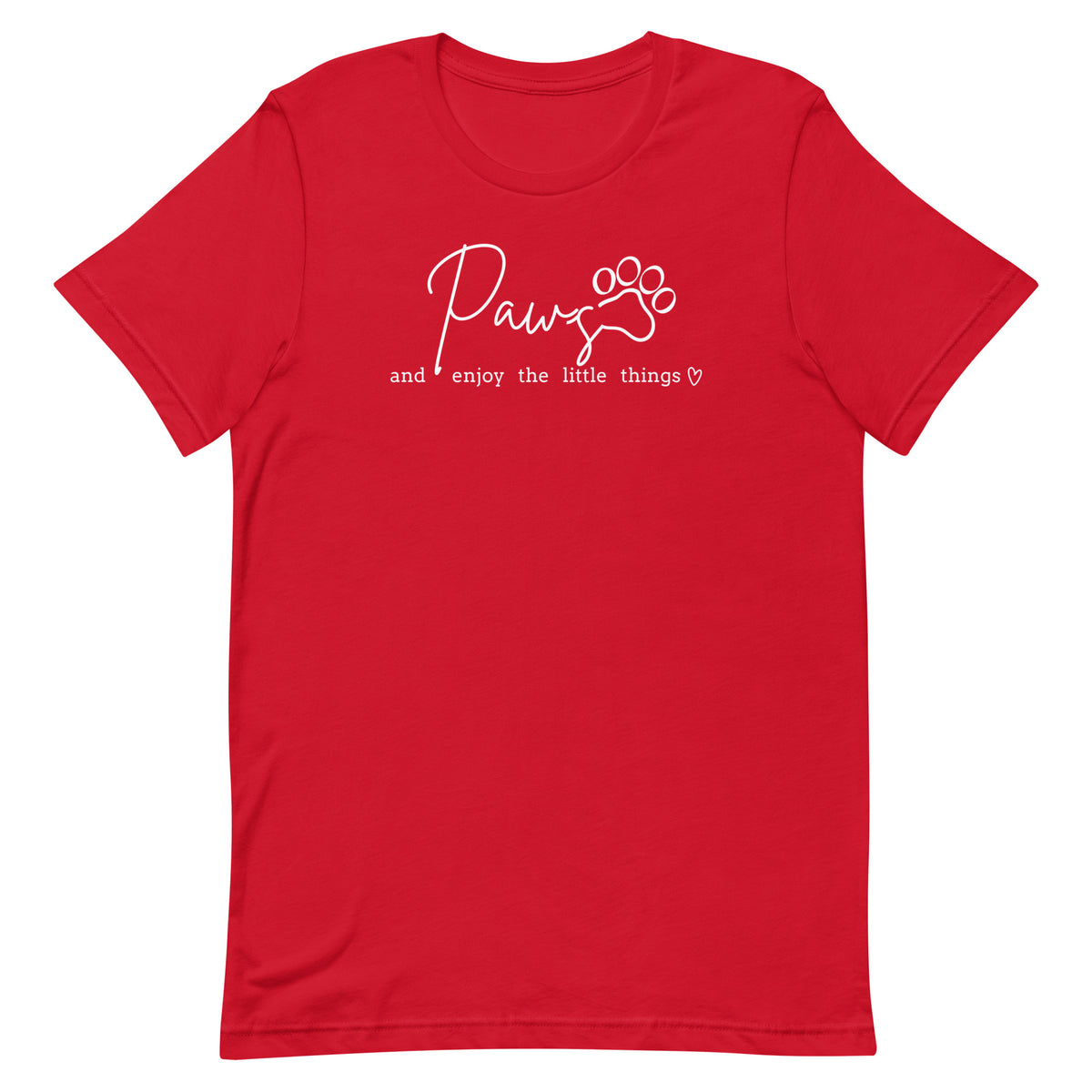 Paws and enjoy the little things Unisex T-shirt-I love Veterinary
