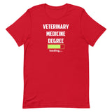Veterinary medicine degree loading Unisex T-shirt-I love Veterinary
