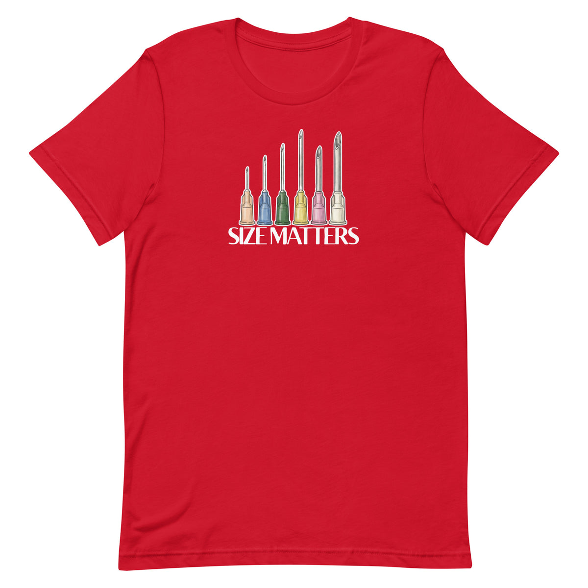 Size matters Unisex T-shirt-I love Veterinary