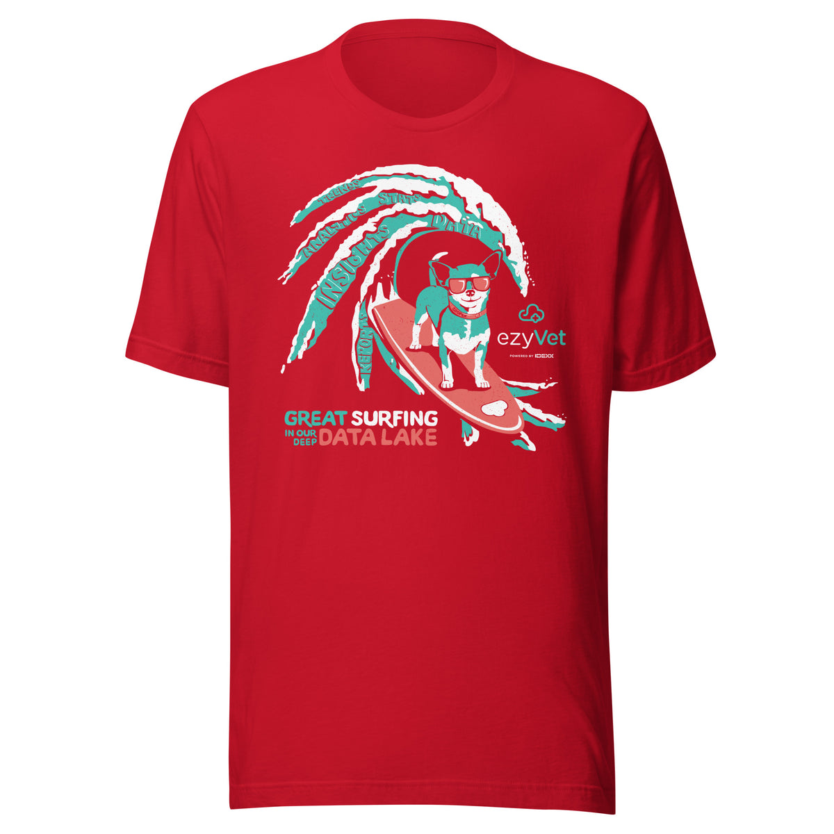 ezyVet Surf Dog Unisex T-shirt