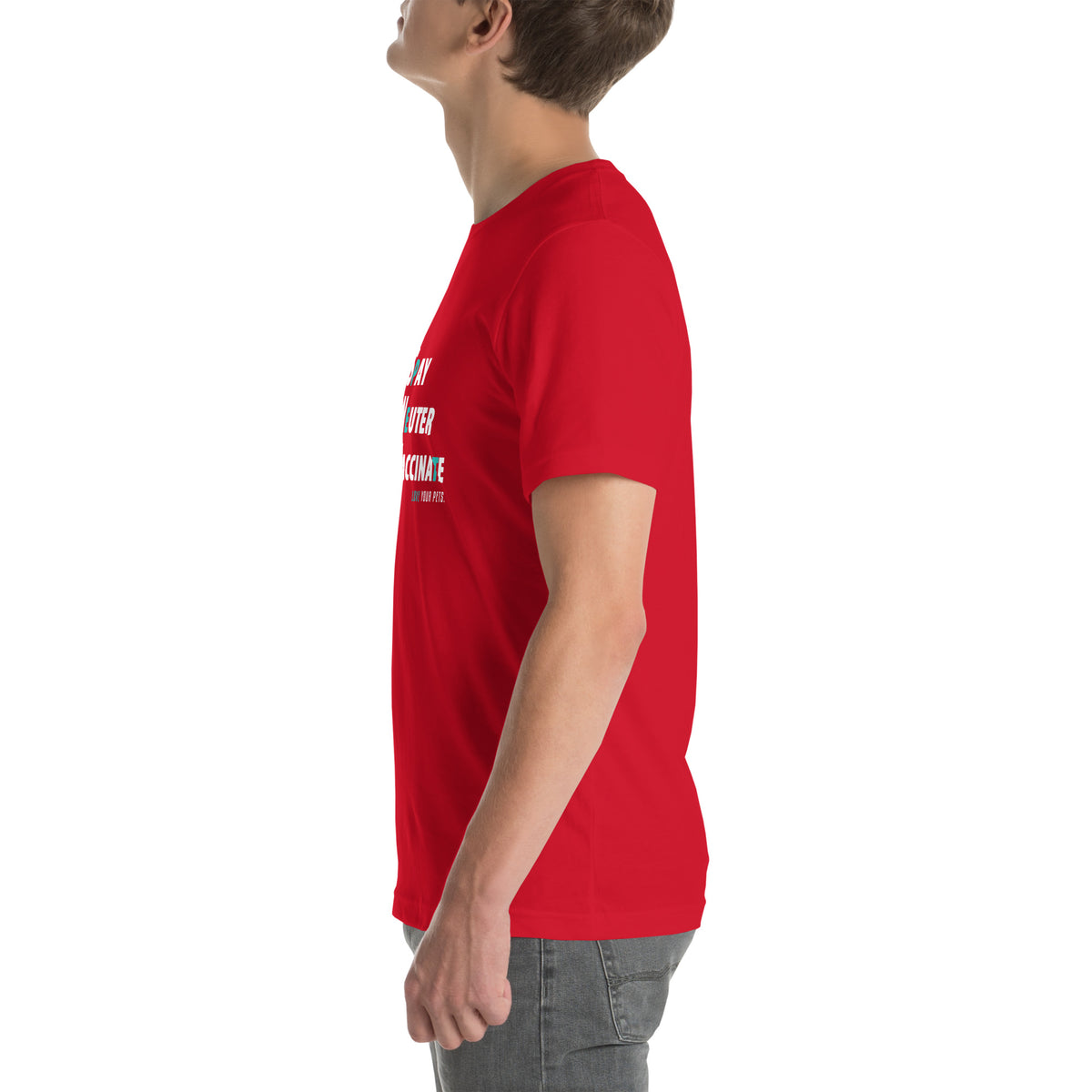 Spay, neuter, vaccinate! Unisex T-shirt-I love Veterinary