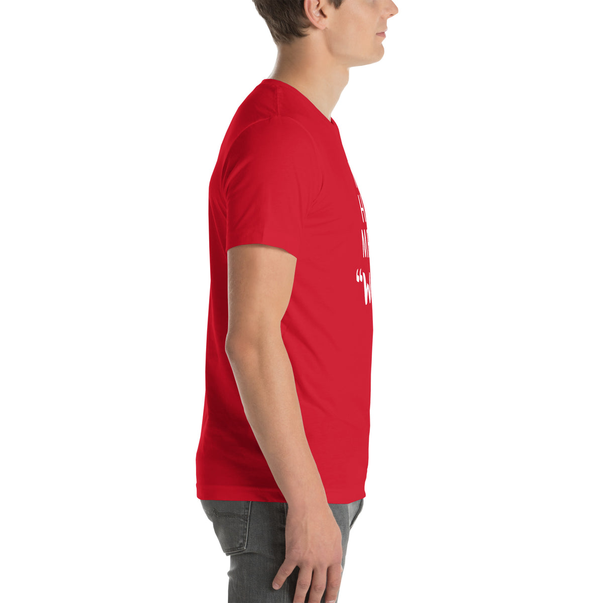 You had me at "woof" Unisex T-shirt