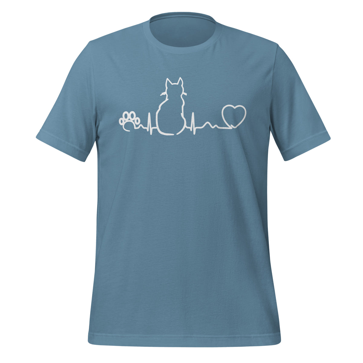 NOMV Cat Pulse Unisex T-Shirt-I love Veterinary