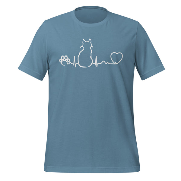 NOMV Cat Pulse Unisex T-Shirt-I love Veterinary