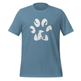 Dog Pawprint Unisex T-shirt-I love Veterinary