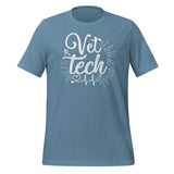 Vet Tech Stethoscope Pulse Unisex T-shirt-I love Veterinary
