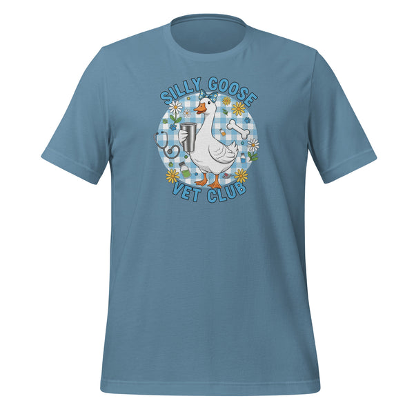 Silly Goose Vet Club Unisex T-shirt-I love Veterinary