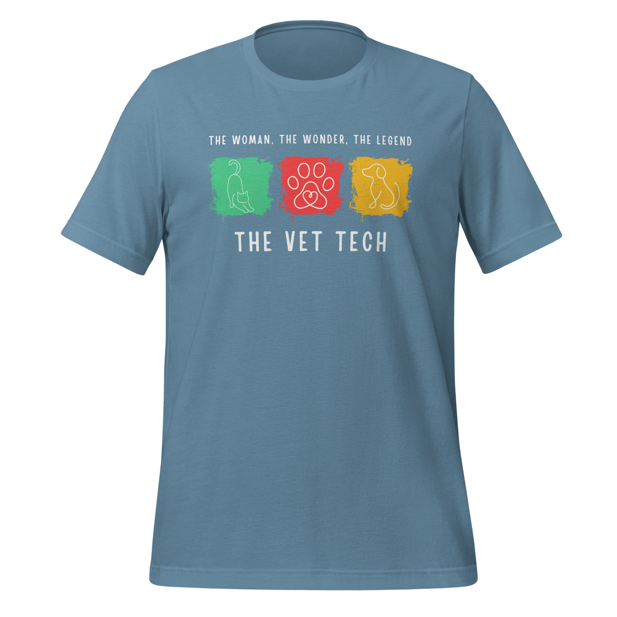 The woman, the wonder, the legend - the Vet Tech Unisex T-shirt-I love Veterinary