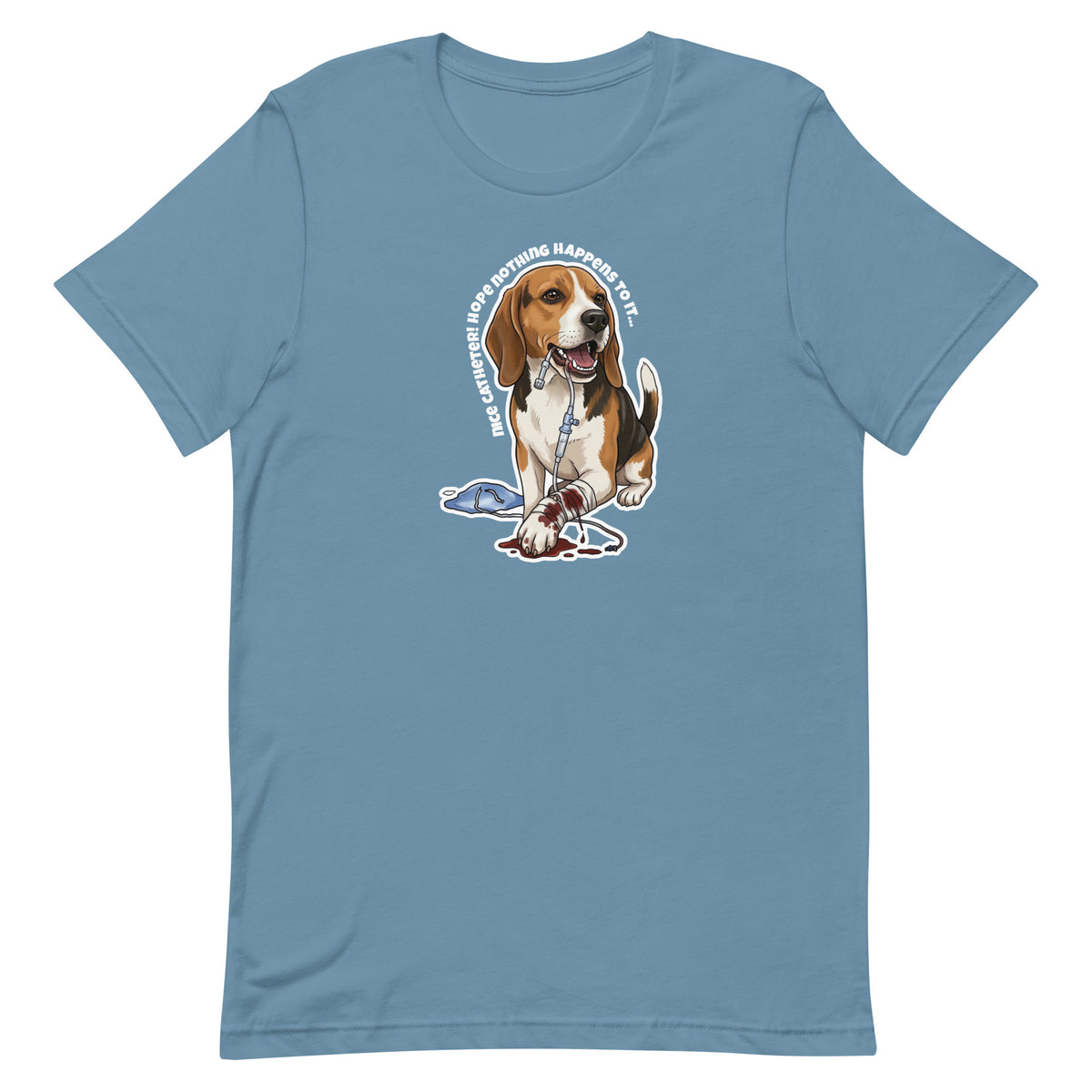 Nice catheter! Unisex T-shirt-I love Veterinary
