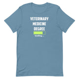 Veterinary medicine degree loading Unisex T-shirt-I love Veterinary