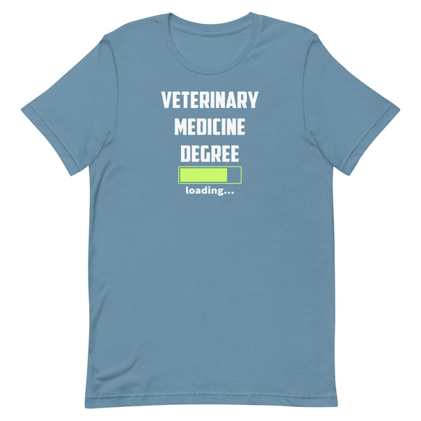Veterinary medicine degree loading Unisex T-shirt-I love Veterinary