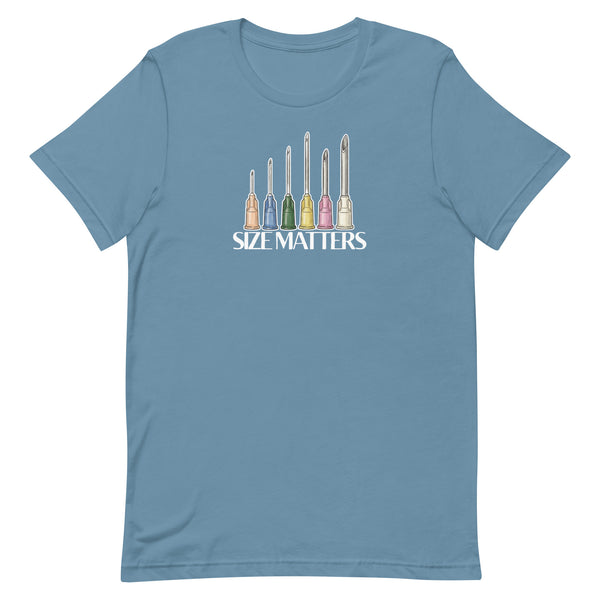 Size matters Unisex T-shirt-I love Veterinary