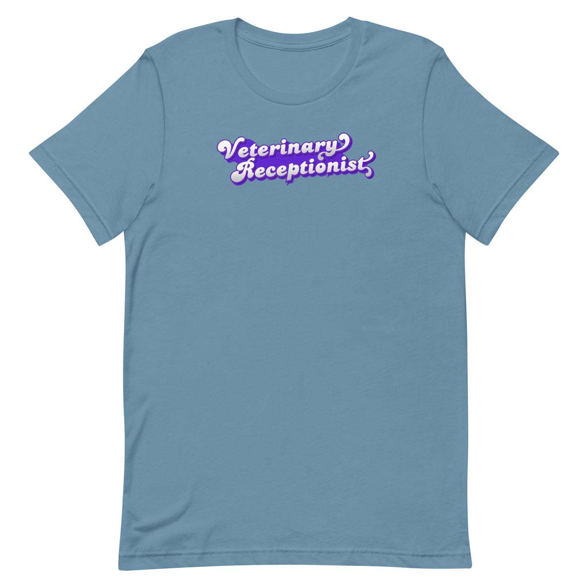 Veterinary Receptionist Unisex T-shirt-I love Veterinary