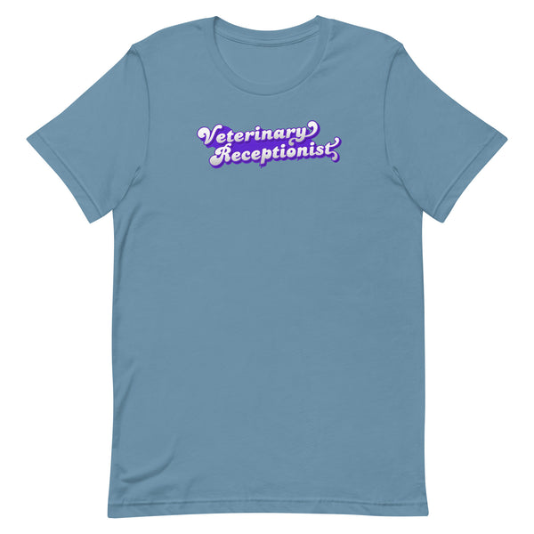 Veterinary Receptionist Unisex T-shirt-I love Veterinary