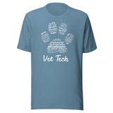 Vet Tech PawPrint Unisex t-shirt