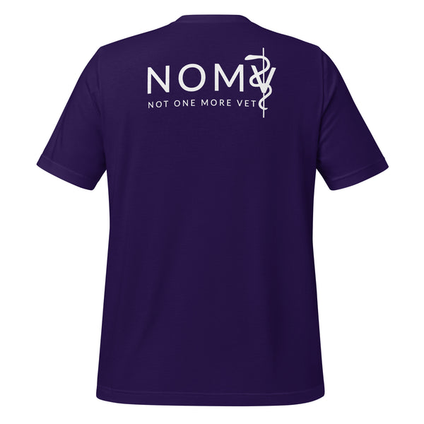 NOMV Cat Pulse Unisex T-Shirt-I love Veterinary