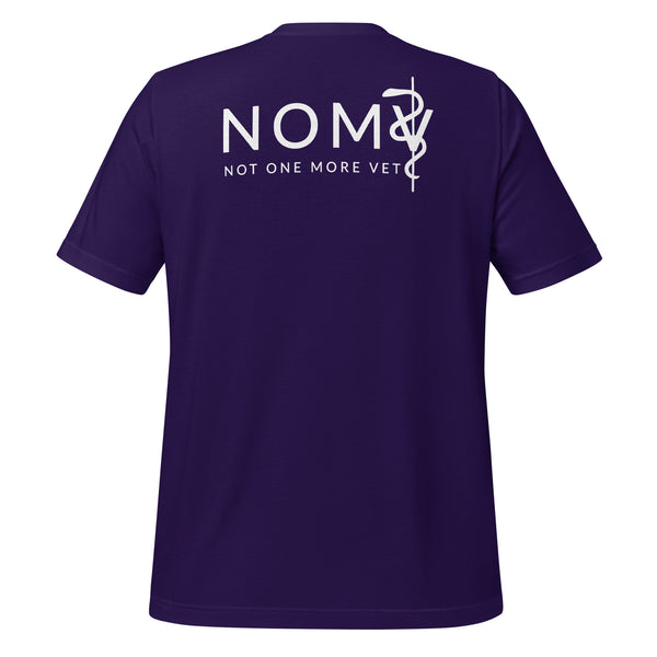 NOMV I remembered your dog's name Unisex T-Shirt-I love Veterinary