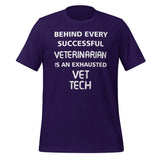 Exhausted Vet Tech Unisex T-shirt-I love Veterinary