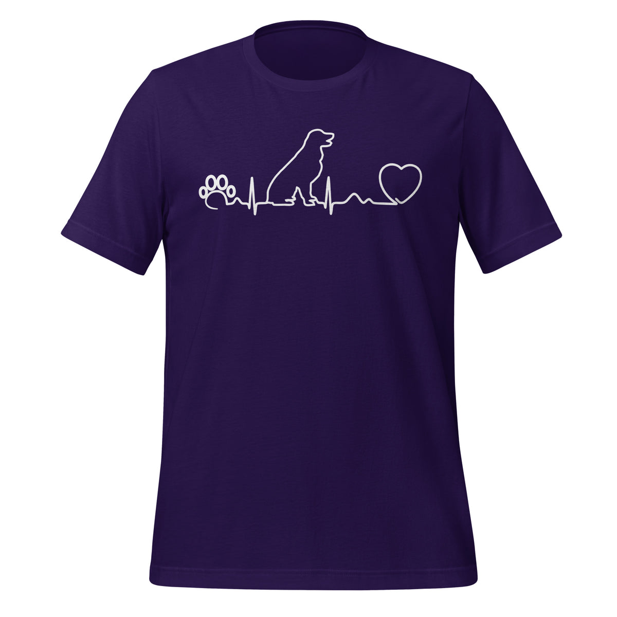 Dog Heartbeat Unisex T-shirt-I love Veterinary