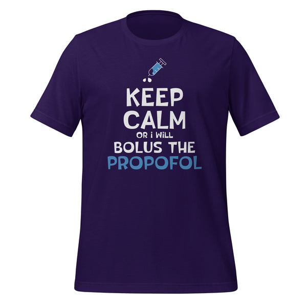 Bolus the propofol Unisex T-shirt-I love Veterinary