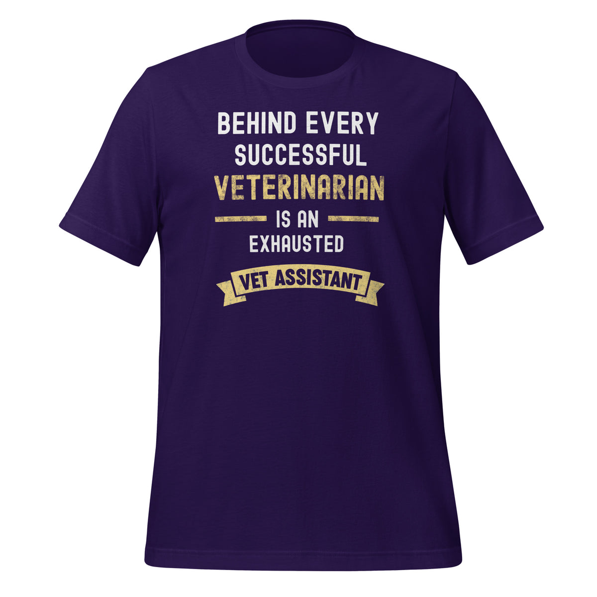 Successful Vet, Exhausted Vet Tech Unisex T-shirt-I love Veterinary