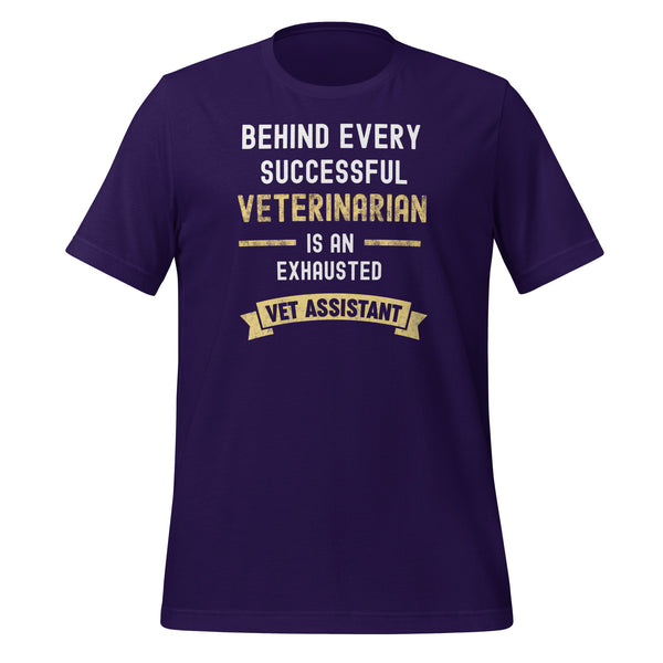 Successful Vet, Exhausted Vet Tech Unisex T-shirt-I love Veterinary