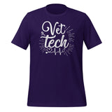 Vet Tech Stethoscope Pulse Unisex T-shirt-I love Veterinary