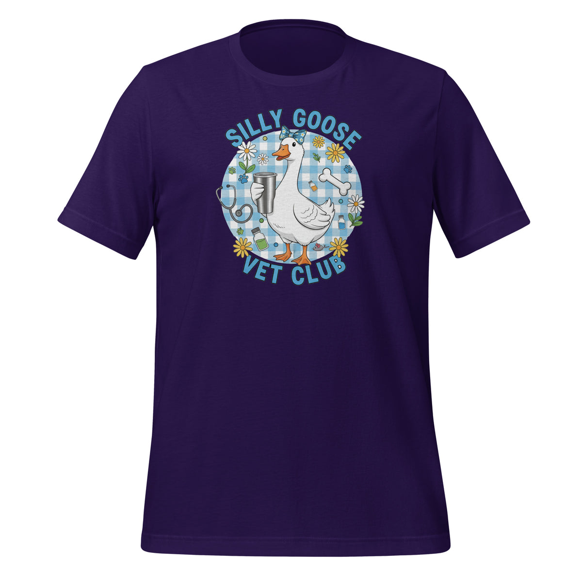 Silly Goose Vet Club Unisex T-shirt-I love Veterinary