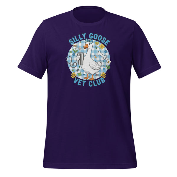 Silly Goose Vet Club Unisex T-shirt-I love Veterinary