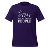 Dogs Are My Favorite People Unisex T-shirt-I love Veterinary