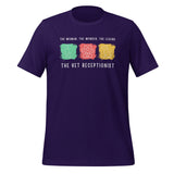 The woman, the wonder, the legend - the Vet Receptionist Unisex T-shirt-I love Veterinary
