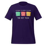 The woman, the wonder, the legend - the Vet Tech Unisex T-shirt-I love Veterinary