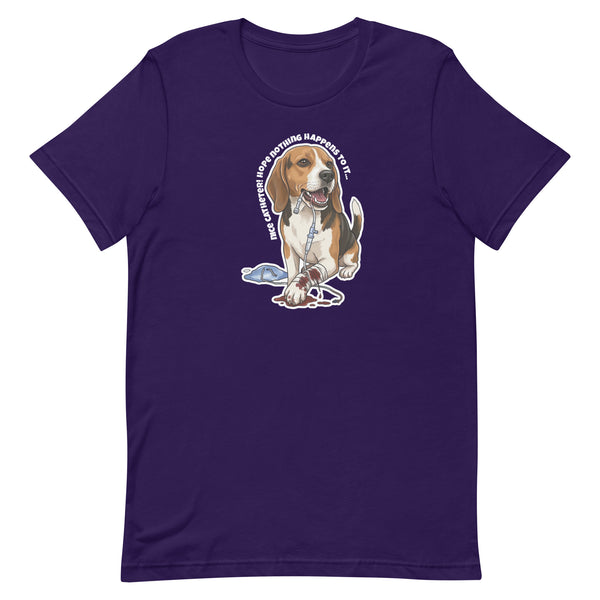 Nice catheter! Unisex T-shirt-I love Veterinary